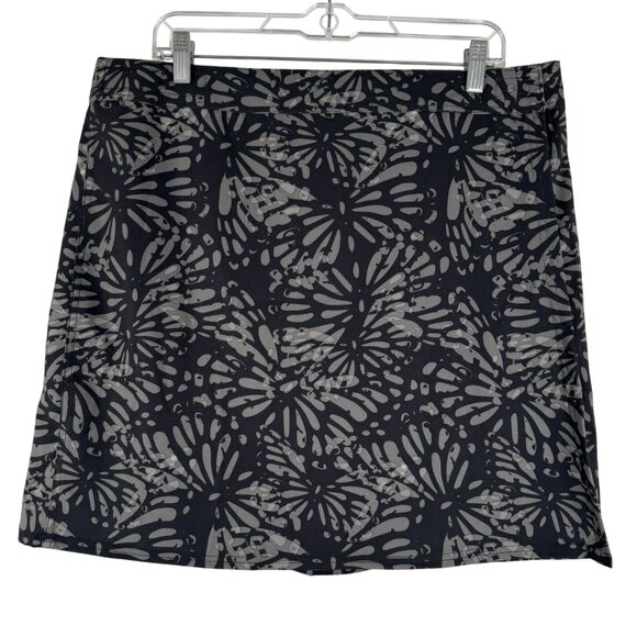 Ripskirt Hawaii Wrap Skirt‎ Cover Up XL Shibori Butterfly Charcoal NWT SW-2079 - Picture 1 of 10